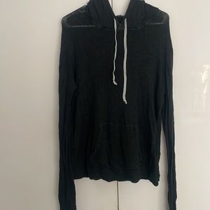 Brandy melville 2 at a price of 1 knit pullover hoodies black and ivory
